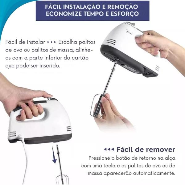 Imagem de Misturador Elétrico Para Massa E Alimentos Entrega Rápida