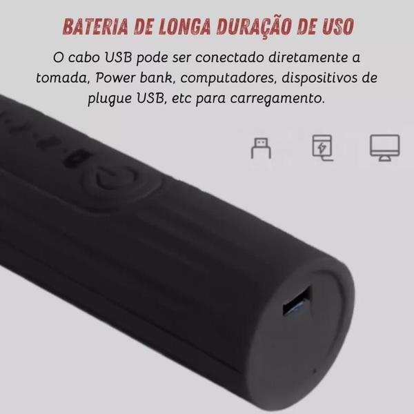 Imagem de Misturador Mixer Elétrico Bebidas Batedor 2 Em 1 Usb