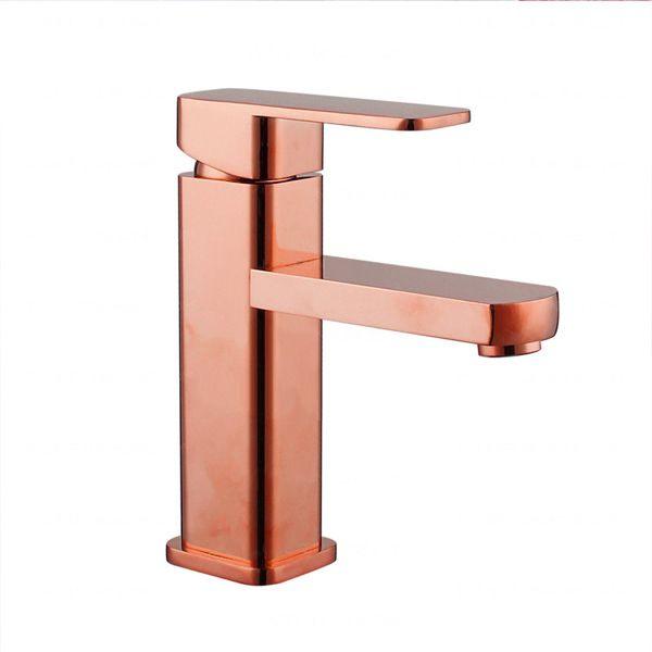 Imagem de Misturador  Monocomando  Banheiro Lavabo Infinity Baixa Rosegold Maximametais