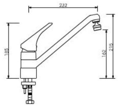 Imagem de Misturador monocomando bica movel deca premium 2256c60