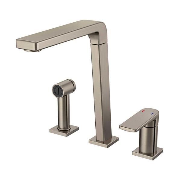 Misturador Monocomando Cozinha Ducha Bistrô Cobre Escovado - Docol Imagem de Misturador Monocomando Cozinha Ducha Bistrô Cobre Escovado