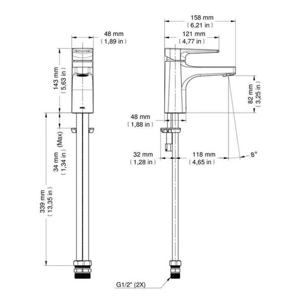 Imagem de Misturador Monocomando Docol Lavatório Mesa Lift Chrome