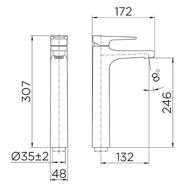 Misturador Monocomando Lavat Mesa Bica Alta Lift Onix Docol Imagem de Misturador Monocomando Lavat Mesa Bica Alta Lift Onix Docol