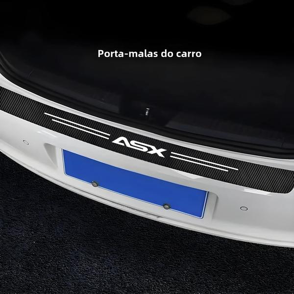 Imagem de Mitsubishi ASX Adesivo De Soleira De Porta De Carro De Fibra De Carbono Anti Arranhões Fita Lateral