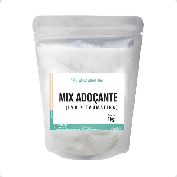 Imagem de Mix Adoçante Em Pó Imo + Taumatina Sem Glúten Biobene 1kg