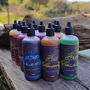 Imagem de Mix Baits Mix Cloud Atrativo liquido para pesca 120 ml Vários Sabores