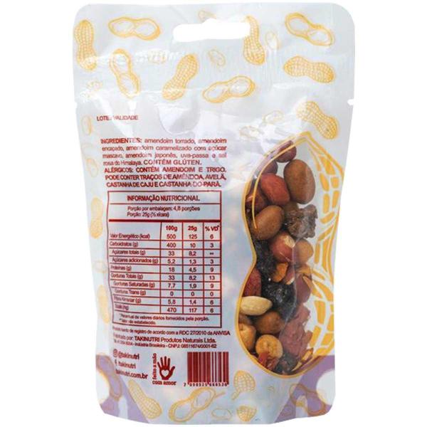 Imagem de Mix De Amendoim Especial Artesanal Taki Nuts 120G Takinutri