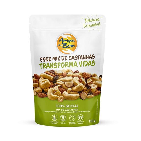 Mix de Castanhas 100g - Pouch - Amigos do Bem Imagem de Mix de Castanhas 100g - Pouch