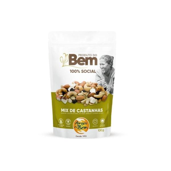 Mix de Castanhas 100g - Pouch - Amigos do Bem Imagem de Mix de Castanhas 100g - Pouch