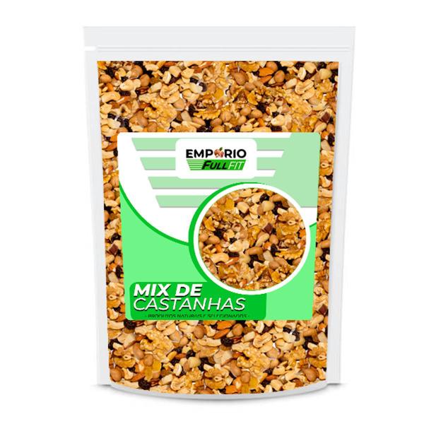 Mix de Castanhas 500 Gramas Empório Fullfit Imagem de Mix de Castanhas 500 Gramas Empório Fullfit