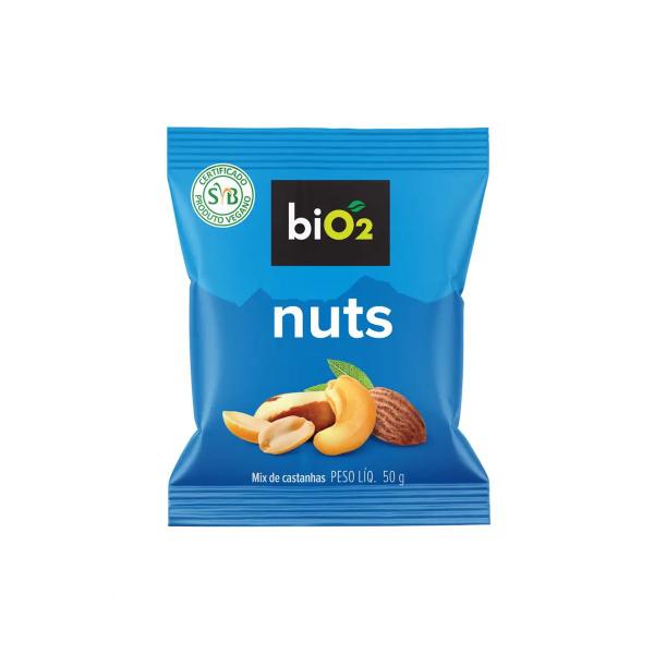 Mix De Castanhas Snack Nuts 6 Unidades 50g Cada Bio2 Imagem de Mix De Castanhas Snack Nuts 6 Unidades 50g Cada Bio2
