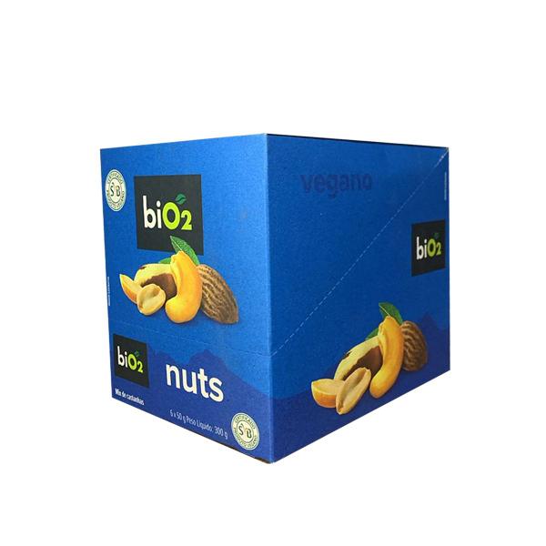 Imagem de Mix De Castanhas Snack Nuts 6 Unidades 50g Cada Bio2