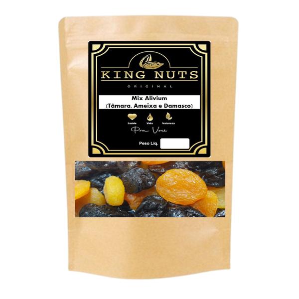 Mix De Frutas Secas Damasco, Ameixa Sem Caroço e Tâmara 500 Gr. - King Nuts Imagem de Mix De Frutas Secas Damasco, Ameixa Sem Caroço e Tâmara 500 Gr.