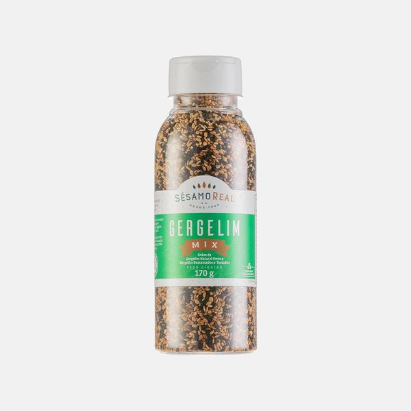 Mix de Gergelim em Grãos 170g Sesamo Real - Sésamo Real Imagem de Mix de Gergelim em Grãos 170g Sesamo Real