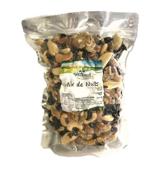 Mix De Nuts Amêndoas/Caju/Pará/Nozes/Uva Passa Wenutri Imagem de Mix De Nuts Amêndoas/Caju/Pará/Nozes/Uva Passa Wenutri