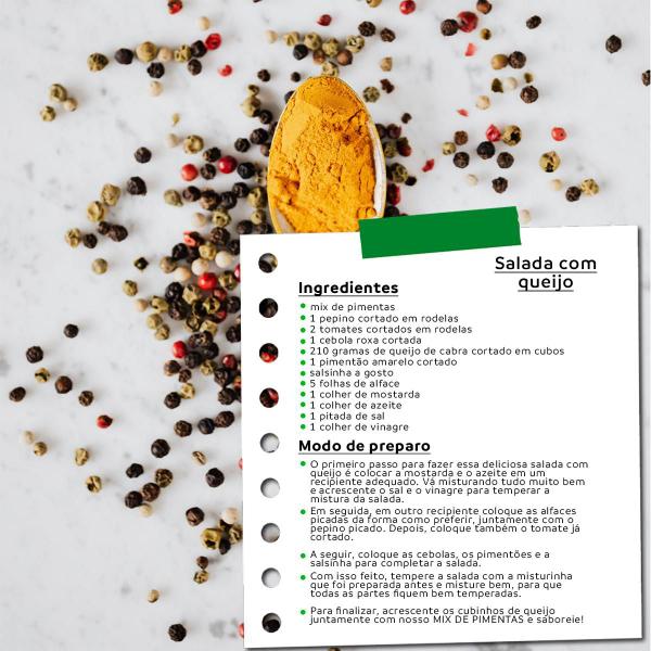Mix De Pimentas Em Grãos Premium Qualidade Superior Pouch 50g - Rocha Saúde Imagem de Mix De Pimentas Em Grãos Premium Qualidade Superior Pouch 50g