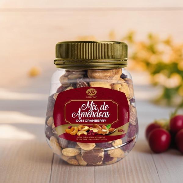 Imagem de Mix Nuts De Amendoas Com Cranberry Ws Naturais 150G