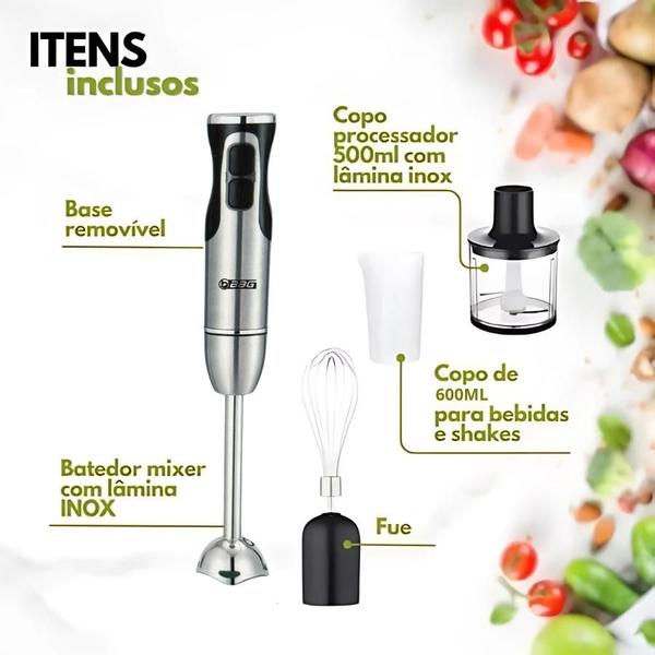 Imagem de Mixer 3 em 1 Inox 500w 110v - Qualidade e Desempenho