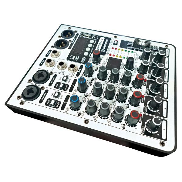 Imagem de Mixer 4 Canais Analógica Waldman British-4 com Efeitos USB