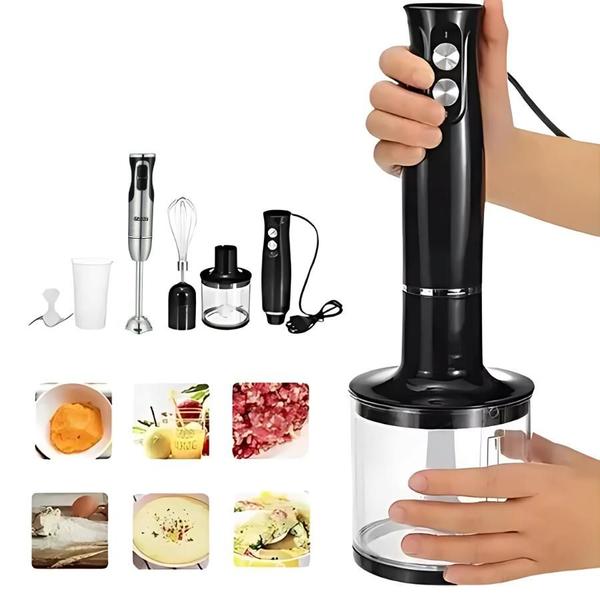 Imagem de Mixer 4 em 1 500w Inox Preto 110v - Potência e Versatilidade