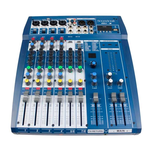 Imagem de Mixer Analogico Soundcraft MI-8 8 Canais Bluetooth e USB