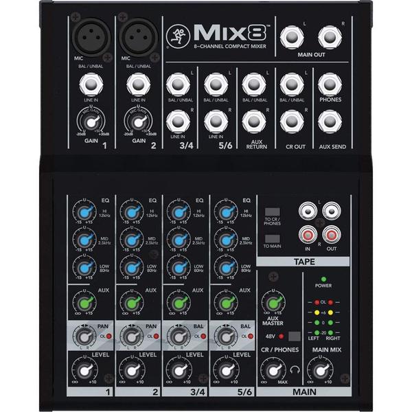 Imagem de Mixer de Audio MIX8 Mackie