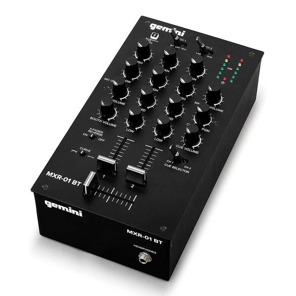 Imagem de Mixer DJ analógico Bluetooth Gemini MXR01BT