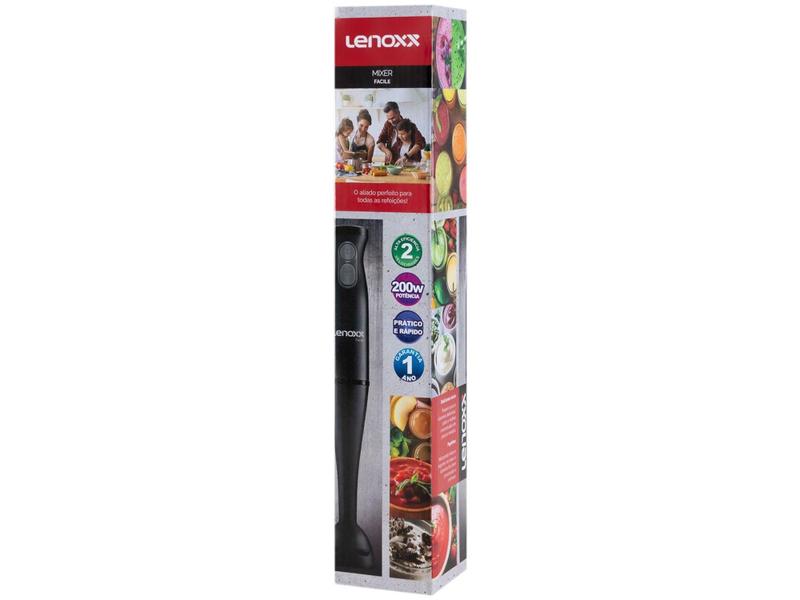 Imagem de Mixer Lenoxx Preto 200W Facile PMX407 - 2 Velocidades