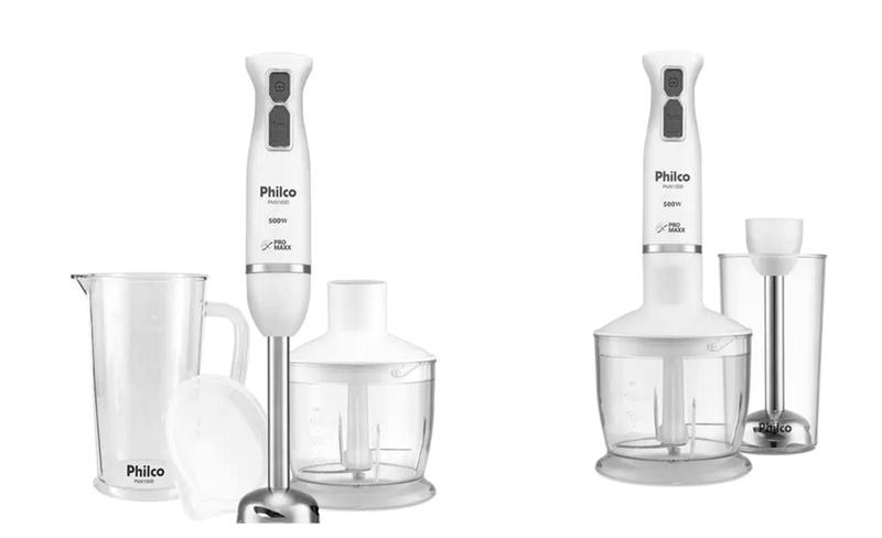 Imagem de Mixer Philco 4 Lâminas Pro Maxx 2 E 1 500w Branco 127V