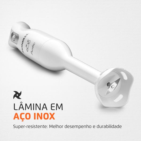 Imagem de Mixer Pratic Mondial M-15-W 2 em 1 Branco 200W