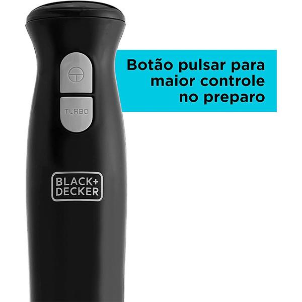 Imagem de Mixer Vertical Alta Velocidade Prepara Guacamole Black e Decker M300BR 127V 250W