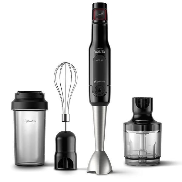 Mixer Vertical Philips Walita Pro Mix 400W Preto e Inox - Mixer/Processador/Batedor e Copo... Mixer Vertical Philips Walita Pro Mix 400W Preto e Inox - Mixer/Processador/Batedor e Copo...