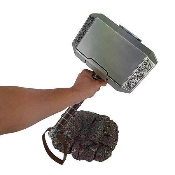 Imagem de Mjolnir Martelo Do Thor Avengers Decoração Geek + Base