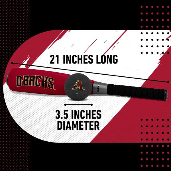 Imagem de MLB Arizona Diamondbacks equipe Jumbo Foam Bat e Ball Set,