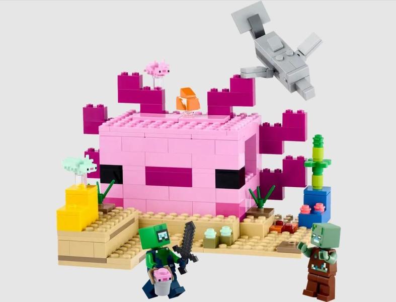 Imagem de Mnecraft A Casa Do Axolotl - Lego 21247