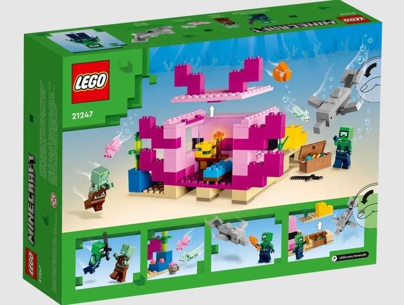 Imagem de Mnecraft A Casa Do Axolotl - Lego 21247