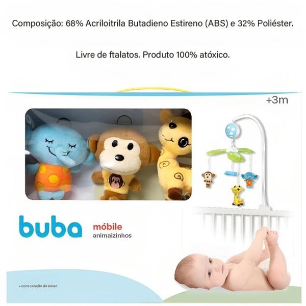 Imagem de Móbile Baby Animais Canção de Ninar 6683 - Buba