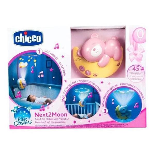 Móbile Berço Recém Nascido Next2Moon 3 Em 1 Rosa - Chicco Imagem de Móbile Berço Recém Nascido Next2Moon 3 Em 1 Rosa - Chicco