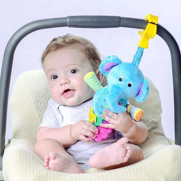 Imagem de Mobile de Carrinho e Bebe Conforto Pimpolho Azul Elefante