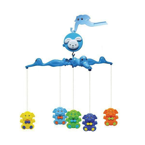 Mobile Infantil P Berço Com 5 Enfeites Musical E Giratório - Pais E Filhos Imagem de Mobile Infantil P Berço Com 5 Enfeites Musical E Giratório