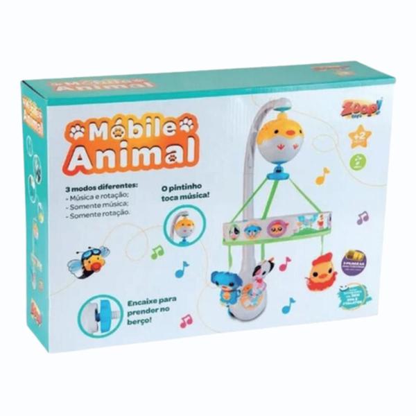 Imagem de Mobile Musical Animal Eletrônico com Musica Zoop Toys ZP668