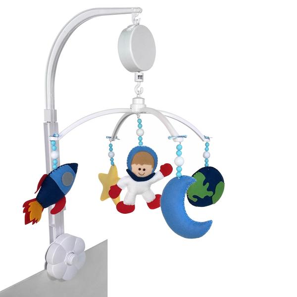 Imagem de Móbile Musical Astronauta Quarto Bebê Infantil Menina Menino