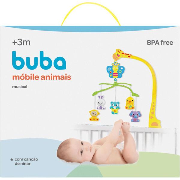 Imagem de Mobile Musical Girafa e Animais Buba - 5849