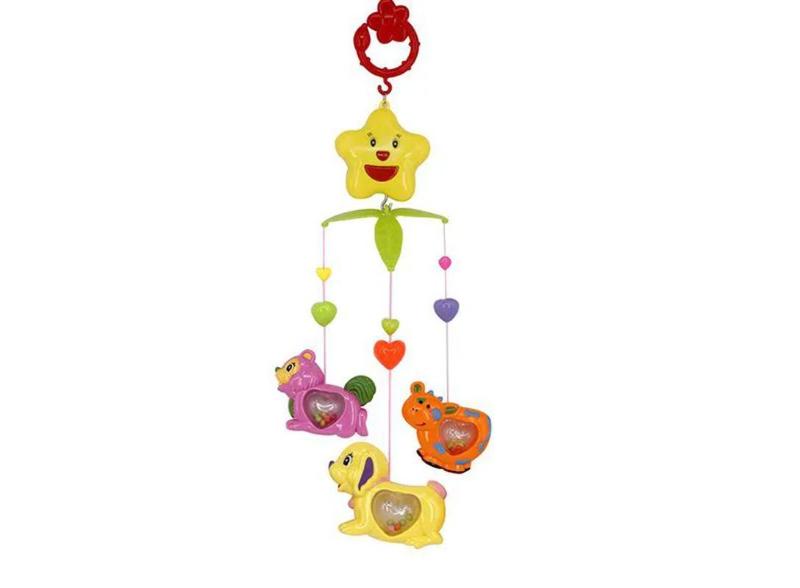 Imagem de Mobile Musical Infantil Bichinhos Brinca Bebe Colors - Wellkids