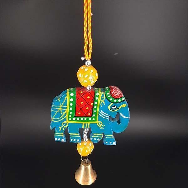 Móbile Sino De Vento Elefante Alegre 35Cm - Mana Om By Ello Imagem de Móbile Sino De Vento Elefante Alegre 35Cm