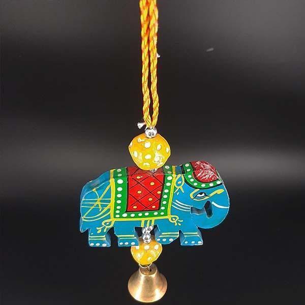 Móbile Sino De Vento Elefante Alegre 35Cm - Mana Om By Ello Imagem de Móbile Sino De Vento Elefante Alegre 35Cm