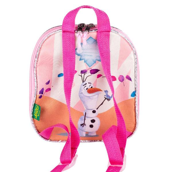 Imagem de Mochila 3D Elsa E Anna + Lancheira Frozen Rosa