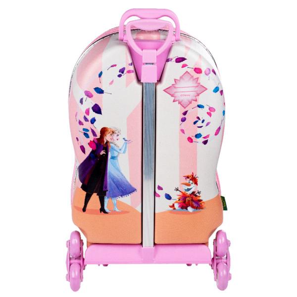 Imagem de Mochila 3D Elsa e Anna + Lancheira Frozen Rosa