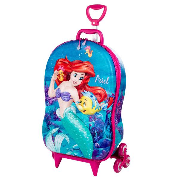 Imagem de Mochila 3D Pequena Sereia + Lancheira Princesa Disney