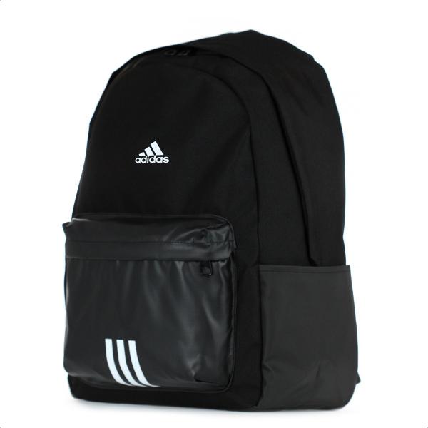 Imagem de Mochila Adidas Classic Bos 3 Listras Preto e Branco - Unissex 